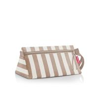 reisenthel Maxi Case - Trousse de Maquillage Triangulaire - Grand Compartiment Principal, Poche intérieure et dragonne Pratique, Été à Rayures Noires, Einheitsgröße, Moderne et Intemporel