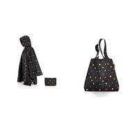 reisenthel mini maxi poncho 141 x 116 cm/dots & Mini Maxi Shopper Sac de Voyage, Noir (Puntini) 60 x 7 cm