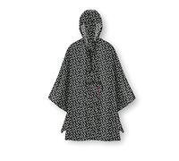 reisenthel Mini Maxi Poncho imperméable Unisexe (1 pièce), Signature Black, L, Poncho de Pluie avec Deux Boutons-Pression