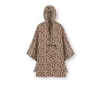 reisenthel Mini maxi poncho Léo Macchiato - Petit cape de pluie emballée en tissu polyester de qualité supérieure - Design attrayant avec large ouverture du col, Léopard macchiato, taille unique