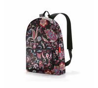 reisenthel mini maxi rucksack, Einkaufstasche, Backpack, Paisley Black, 14 L, AP7064