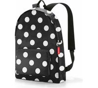 reisenthel mini maxi rucksack, faltbar, Einkaufstasche, Backpack, Dots White, 14 L, AP7073