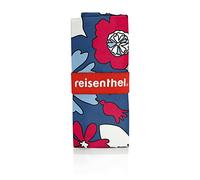 reisenthel mini maxi shopper plus florist indigo - sac à provisions pliable au design attrayant - résistant à l'eau