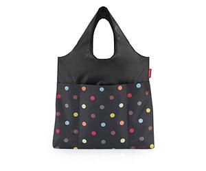 reisenthel Mini Maxi Shopper Plus - Sac Shopping Pliable au Design Attrayant - Hydrofuge, Couleur:Schwarz