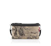 reisenthel Mini pochette - Le petit sac pour tout ce qui est important. Le sac à main, avec dragonne ou bandoulière. Il est vraiment élégant - et un véritable atout !, Marron jacquard