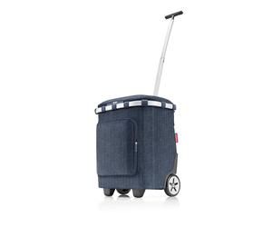 Reisenthel OF4113 CARRYCRUISER PLUS HERRINGBONE DARK BLUE Gym Bag Femme HERRINGBONE DARK BLUE Taille Unica