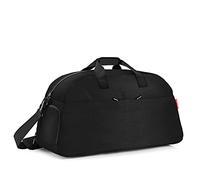 reisenthel overnighter plus twist silver - sac de voyage/sport extra grand et intelligent, imperméable, fonctionnel avec de nombreuses poches intérieures et extérieures, Couleur:black