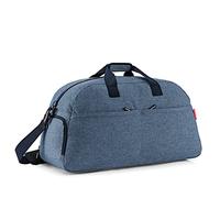 reisenthel overnighter Plus Twist Silver - Sac de Voyage/Sport Extra Grand et Intelligent, imperméable, Fonctionnel avec de Nombreuses Poches intérieures et extérieures, Couleur:Twist Blue
