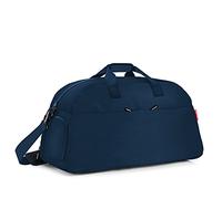 reisenthel overnighter plus twist silver - sac de voyage/sport extra grand et intelligent, imperméable, fonctionnel avec de nombreuses poches intérieures et extérieures, Couleur:dark blue