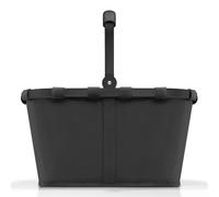 Reisenthel Cabas de courses Carrybag – cadre aluminium, pliable, 22 l, poche zippée, noir
