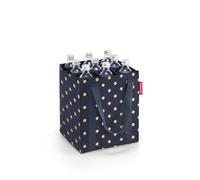 Reisenthel Porte-bouteille unisexe, Bleu à pois métallisés, One Size, Classique