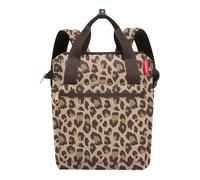 reisenthel Sac à dos brun clair brun foncé pour femme et homme - Allrounder R Backpack M Leo Macchiato 290247