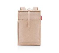 reisenthel Sac à Dos Urban rolltop - Sac à Dos Fin, Pur, Urbain et élégant, Design Moderne, Sac à Dos spacieux pour Les Loisirs, Les trajets en Ville et Les trajets en Ville, Café torsadé, Taille