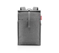 reisenthel Sac à Dos Urban rolltop - Sac à Dos Fin, Pur, Urbain et élégant, Design Moderne, Sac à Dos spacieux pour Les Loisirs, Les trajets en Ville et Les trajets en Ville, Twist Silver., Taille