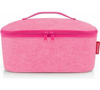 reisenthel coolerbag XL twist silver - Sac isotherme XL en tissu polyester de haute qualité - Idéal pour les pique-niques, les courses et les déplacements, Couleur:twist pink