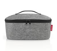 reisenthel coolerbag XL twist silver - Sac isotherme XL en tissu polyester de haute qualité - Idéal pour les pique-niques, les courses et les déplacements, Couleur:twist silver
