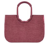 Reisenthel Sac de shopping Loopshopper L – 46 cm, compartiments en PET recyclé, rouge