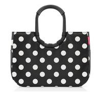 reisenthel Sac shopper noir blanc pour femme - Loopshopper L Dots White 313458