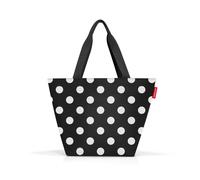 reisenthel Shopper Dots White noir