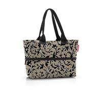 reisenthel shopper e1 baroque marble - grand sac en tissu polyester de haute qualité
