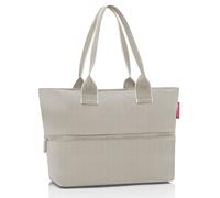 reisenthel shopper e1, Einkaufstasche, Tragetasche, Tasche, Herringbone Sand, 12 L, RJ6049