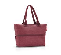 reisenthel shopper e1 - Grand sac - Espace pour les petits et les grands achats, Twist Maroon, Taille unique