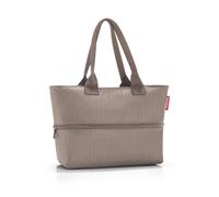 reisenthel shopper e1 - Grand sac - Espace pour les petits et les grands achats, Moka à chevrons, Taille unique