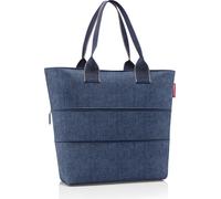 reisenthel Shopper e1 Herringbone Dark Blue, bleu, Talla única, décontracté