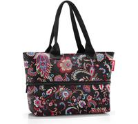 reisenthel Shopper e1 Paisley Black - Sac de rangement - Espace pour les petits et les grands achats, Noir pâle., 50 x 26,5 x 16,5 cm / 50 x 35 x 16,5 cm expanded, Acheter