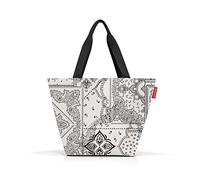reisenthel Shopper M bandana white - Sac shopping spacieux et sac à main élégant tout en un - Fabriqué en matériau hydrofuge