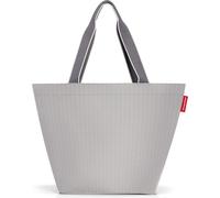 reisenthel shopper M, Einkaufstasche, Tragetasche, Tasche, Herringbone Grey, 15 L, ZS7074