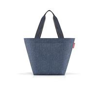 reisenthel Shopper M Herringbone Dark Blue, Bleu foncé, Talla única, décontracté