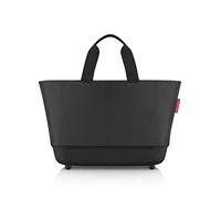 Reisenthel Shoppingbasket, chariot de courses, noir, polyester, monochrome, 100 % polyester recyclé de première qualité, 22 l