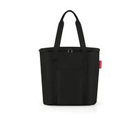 reisenthel thermoshopper - Sac Isotherme pour Courses ou Pique-Nique, Doublure Isotherme Feuille Aluminium, 1 Poche extérieure, 2 lanières, Fermeture zippée, Volume 15l, en Black