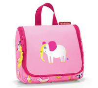 reisenthel toiletbag S kids, Kulturbeutel, Tasche, Kulturtasche, Polyestergewebe, ABC Friends Pink, 1,5 L, IO3066