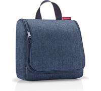 reisenthel toiletbag, trousse de maquillage, trousse de toilette, Herringbone Dark Blue, 3 L, WH4113