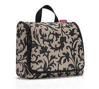reisenthel toiletbag XL Baroque Taupe - Trousse de Toilette Pratique avec Crochet, matériau Hydrofuge