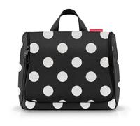 reisenthel toiletbag XL, Kulturbeutel, Kosmetiktasche, Kulturtasche, Dots White, 4 L, WO7073