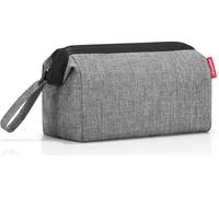 reisenthel travelcosmetic, Kulturtasche, Tasche, Kulturbeutel, Kosmetiktasche, Polyestergewebe, Twist Silver, 4 L, WC7052