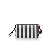 reisenthel travelcosmetic Sac cosmétique de voyage robuste et pratique, dragonne, matériau imperméable, Summerstripes Black, 26 x 18 x 13,5 cm (B x H x T), Moderne