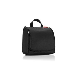 reisenthel Trousse de Toilette Noire - Trousse de Toilette Pratique avec Crochet, matière Hydrofuge