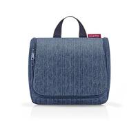 reisenthel WH4113 TOILETBAG HERRINGBONE DARK BLUE Gym Bag Femme HERRINGBONE DARK BLUE Taille Unica