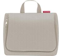 Reisenthel WO6049, Trousse de toilette, polyester, sable, unicolore, fermeture éclair, 7 poches