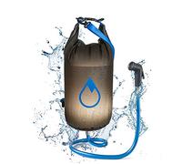 reiseregen Douche de Camping - Douche Solaire Portable et Sac bandoulière étanche pour l'extérieur - 10 litres