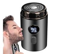 Reiseshaver Für Männer - 4,5 x 7,5 cm Elektrorasierer, Barttrimmer Digitaldisplay | Kompakter Rasierer Beine Achseln Brust Körper, Männer Unterwegs Zuhause Partner Ehemann Tragbar Leistungsanzeige
