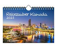 Reisezauber Kanada Calendrier mural DIN A5 pour 2023 Canada Ville et pays - Seelenzauber