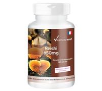 Reishi 650mg - avec 1950mg de poudre de Reishi par dose journalière - Ganoderma lucidum - ! POUR 3 MOIS ! | Vitamintrend