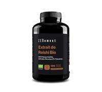Extrait de Reishi Biologique 12000 mg (20:1) - 50% Polysaccharides, 20% Bêta-Glucanes, 2% Triterpènes (Ganoderma Lucidum) - 180 Gélules Véganes (6 Mois) - Sans Additifs, Sans OGM - Zenement