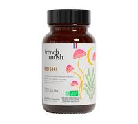 Reishi - 56 Gélules Vegan - Apaisant, Qualité du Sommeil Réparateur, Relaxation - 1 à 2 Gélules Par Jour - Extrait Reishi Poudre Puissant Testé en Laboratoire - Fabriqué en France