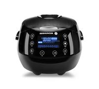 REISHUNGER Cuiseur à riz et cuiseur vapeur numérique - 1,5 L - noir